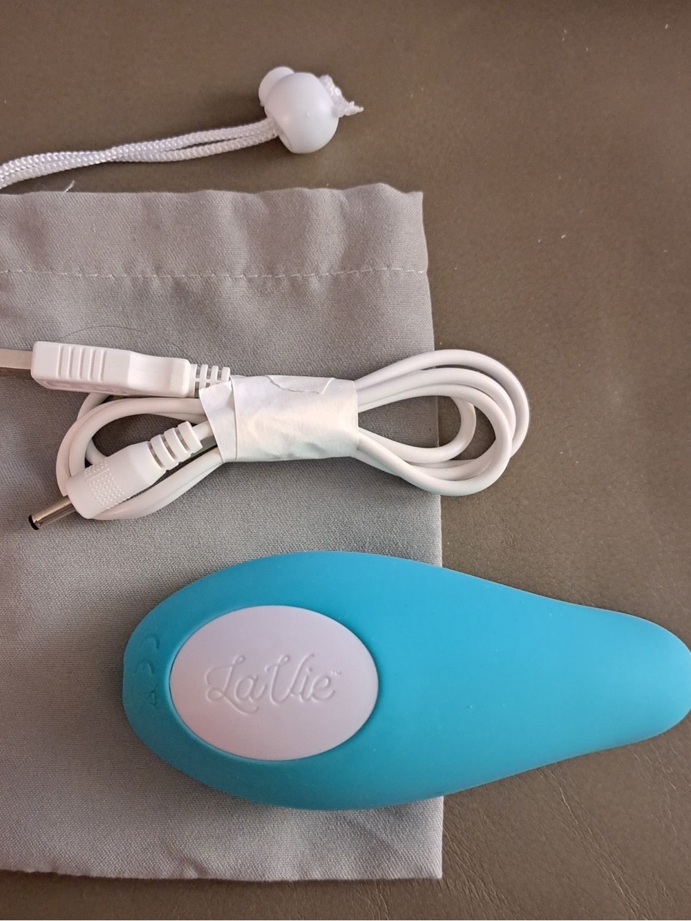 LaVie Original Teal Lactation Massager Rechargeable With Charger & Pouch